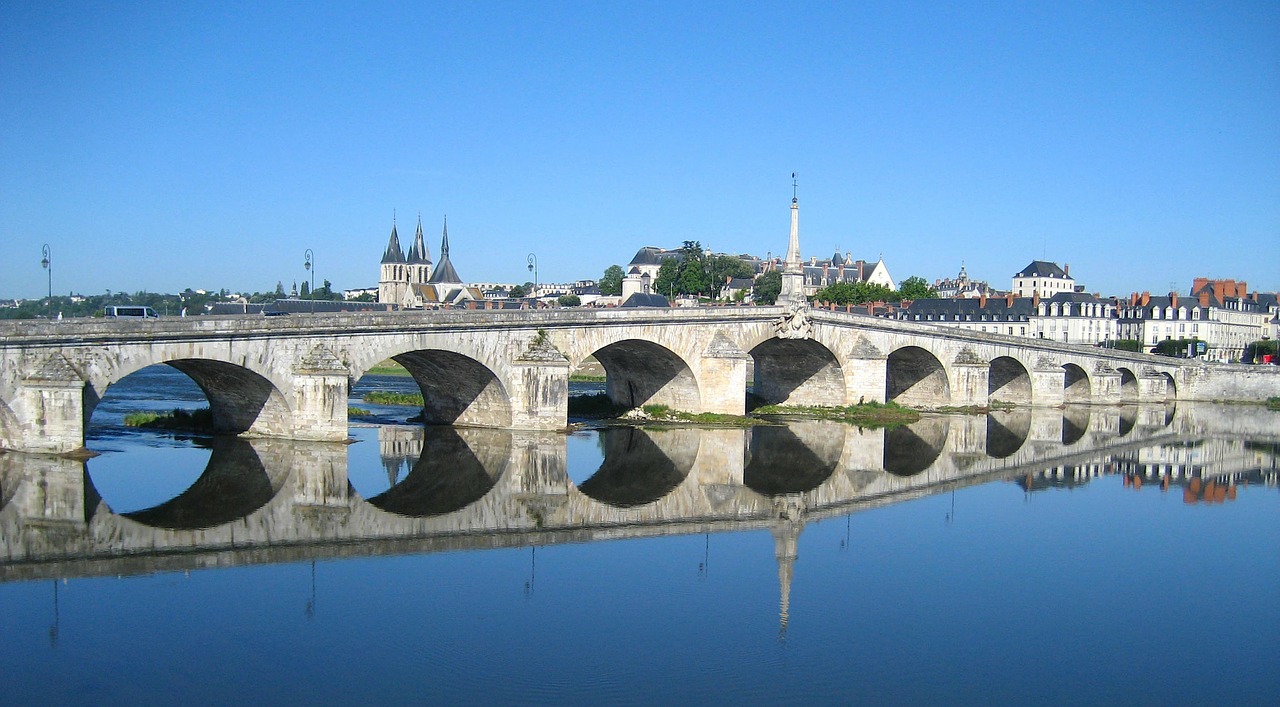 france bridge town free photo