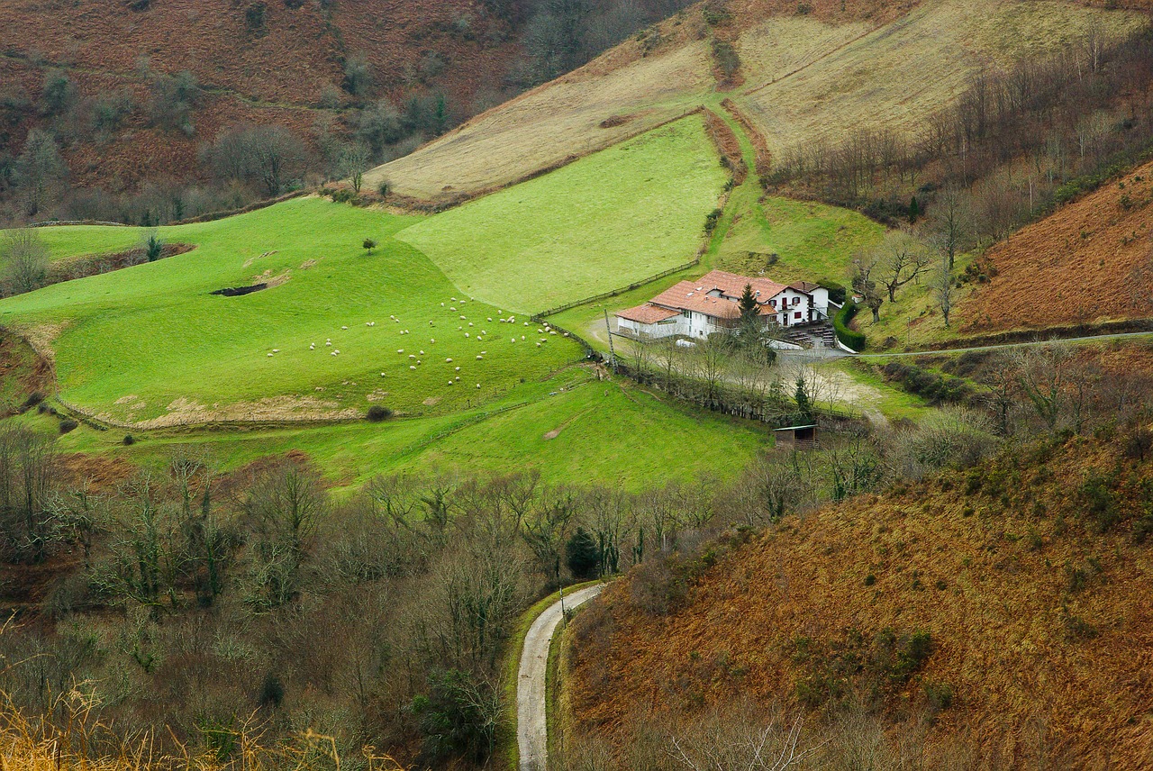 france basque country pastures free photo