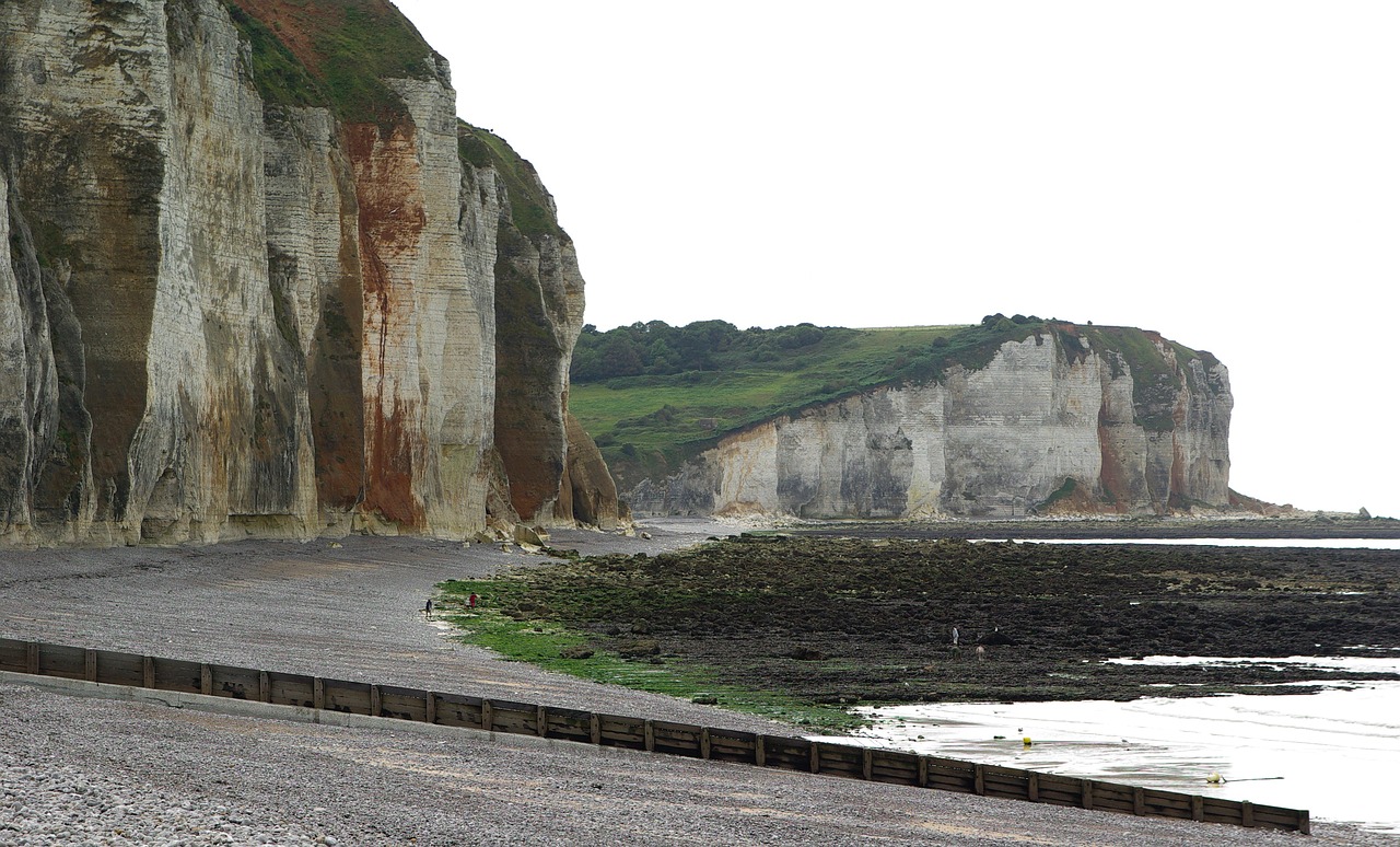 france normandy cliffs free photo