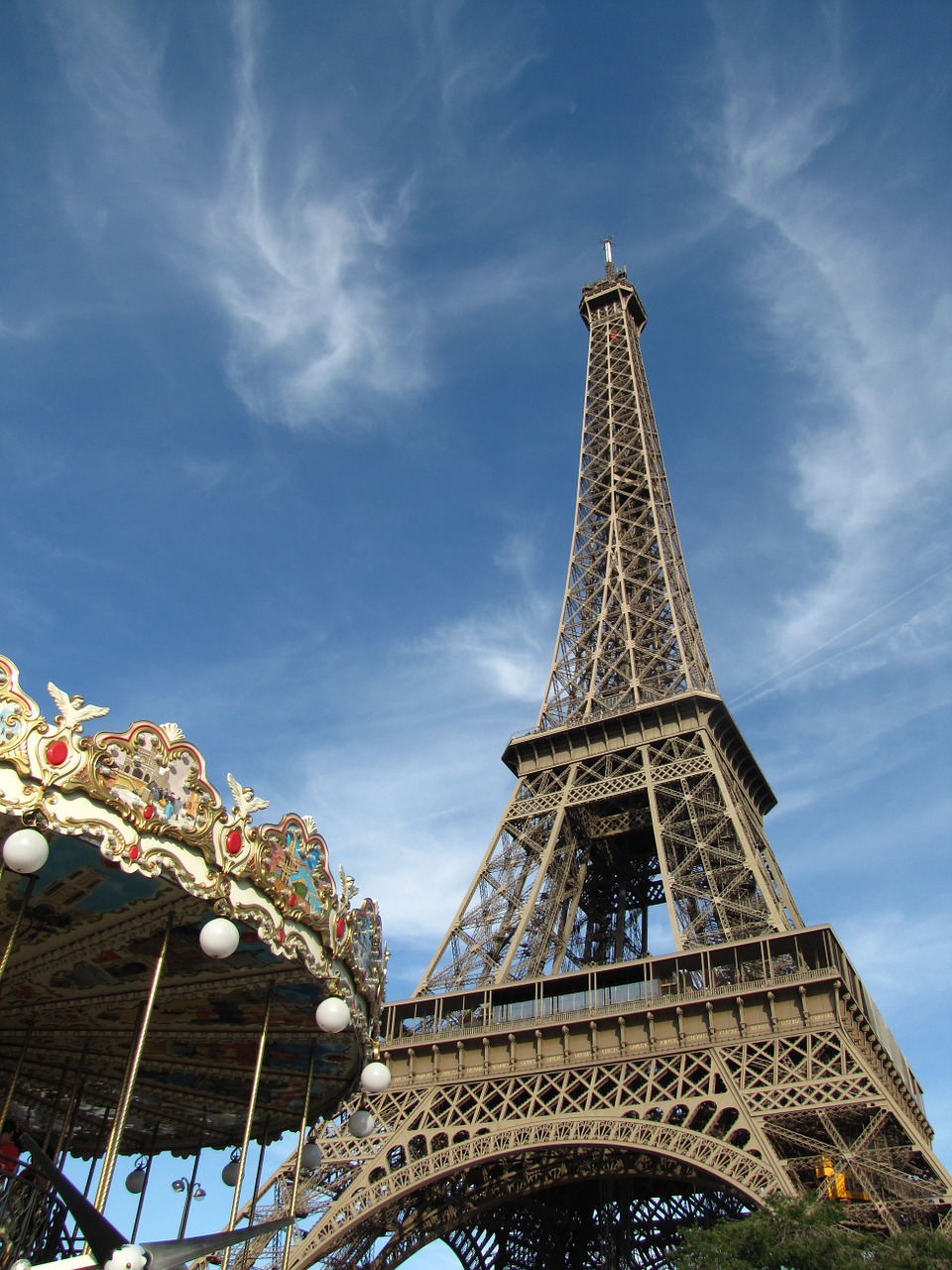 france paris eiffel tower free photo