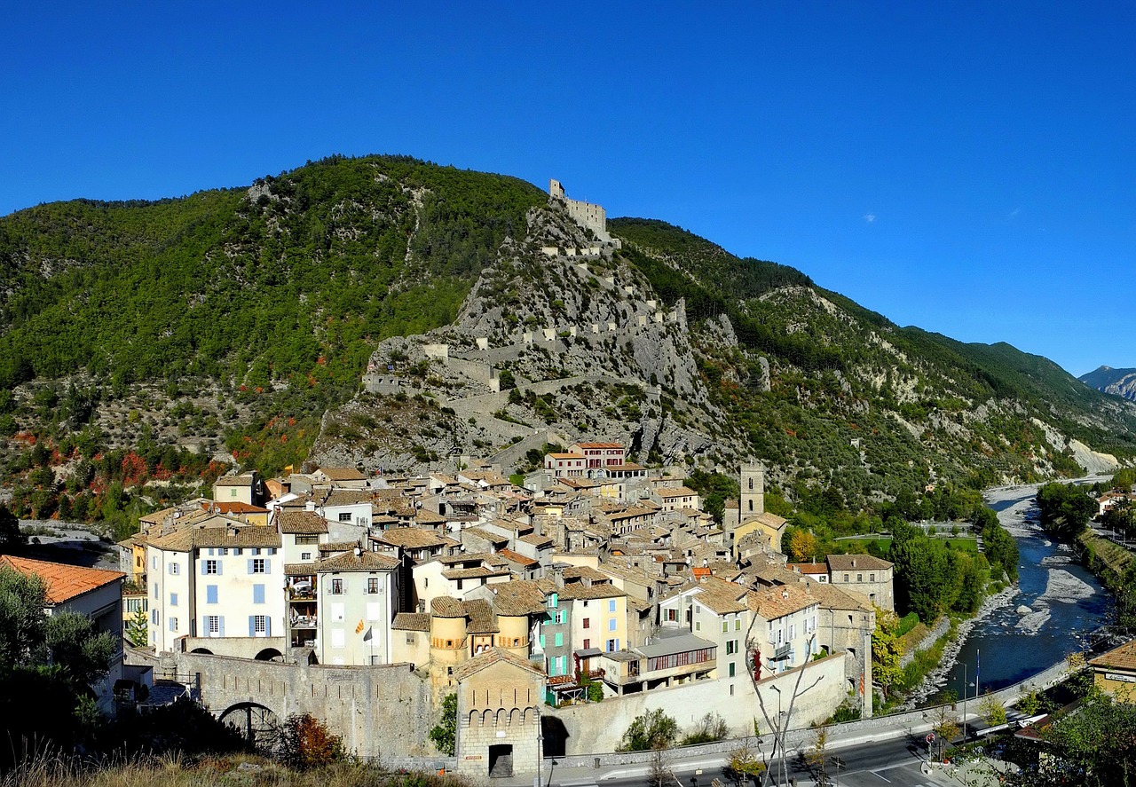 france entrevaux landscape free photo