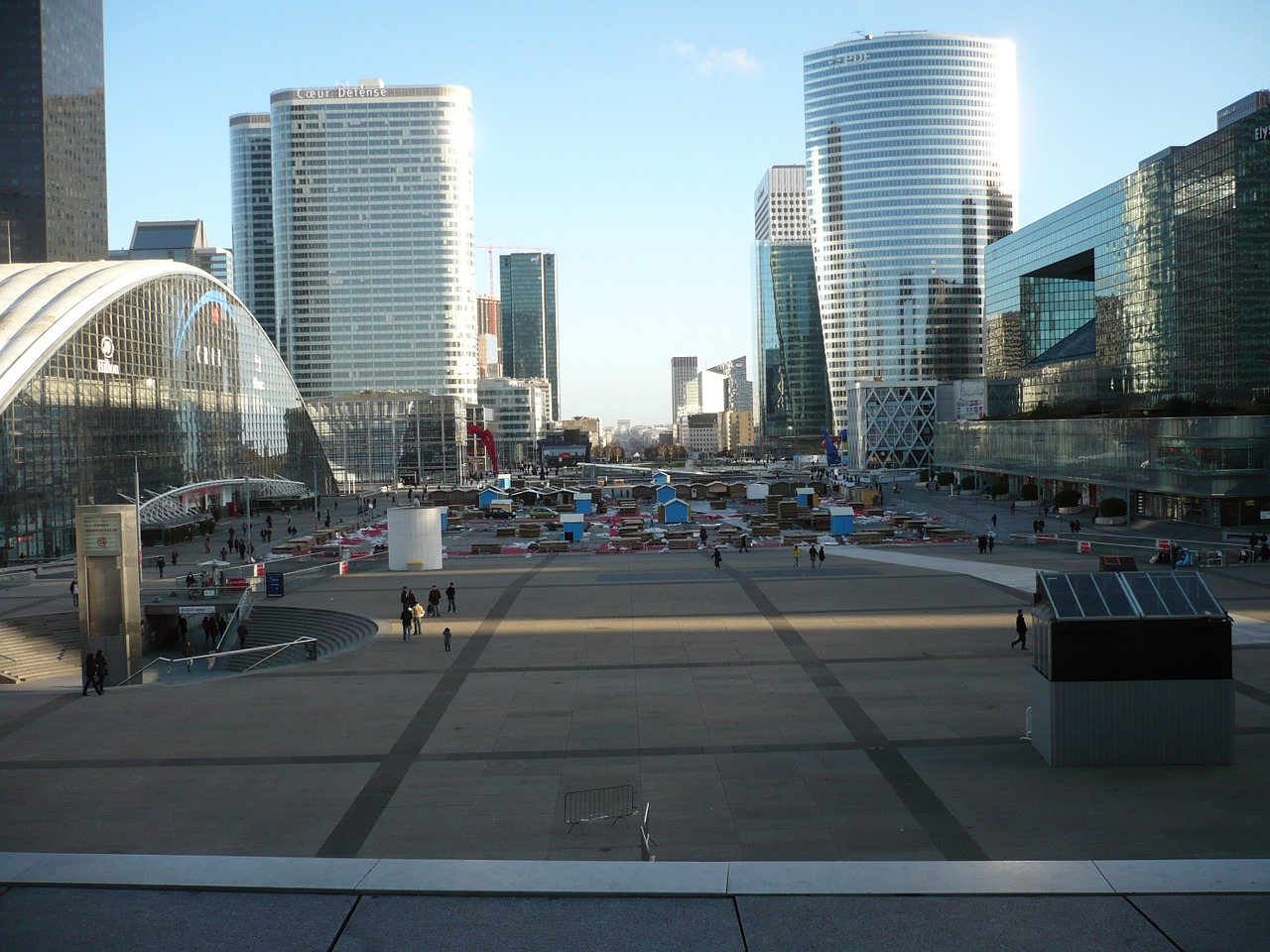 france paris skyscrapers free photo