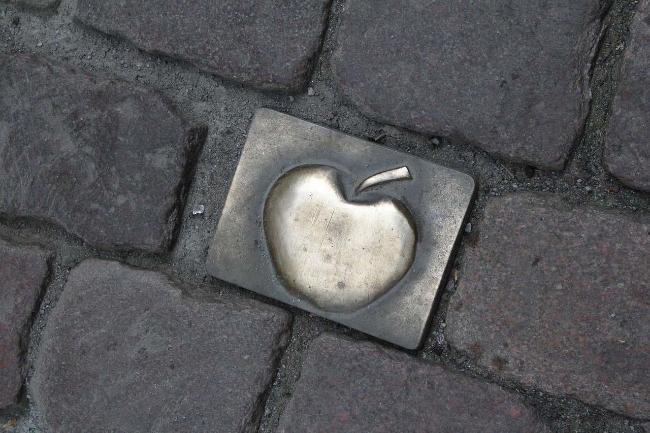 frankfurt tribute pavement free photo