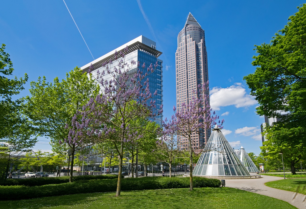 frankfurt fair messeturm free photo