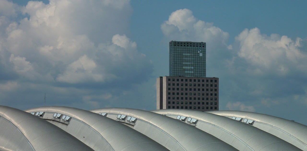 frankfurt fair gatehouse free photo