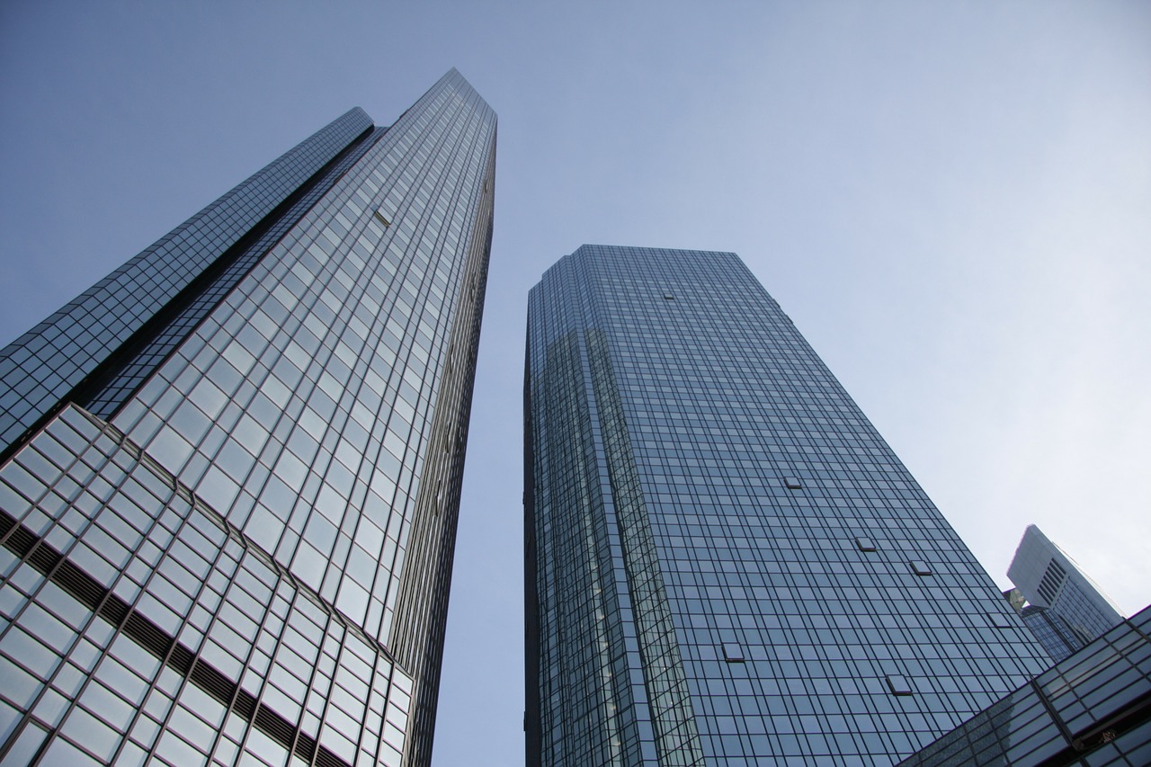 frankfurt city skyscrapers free photo