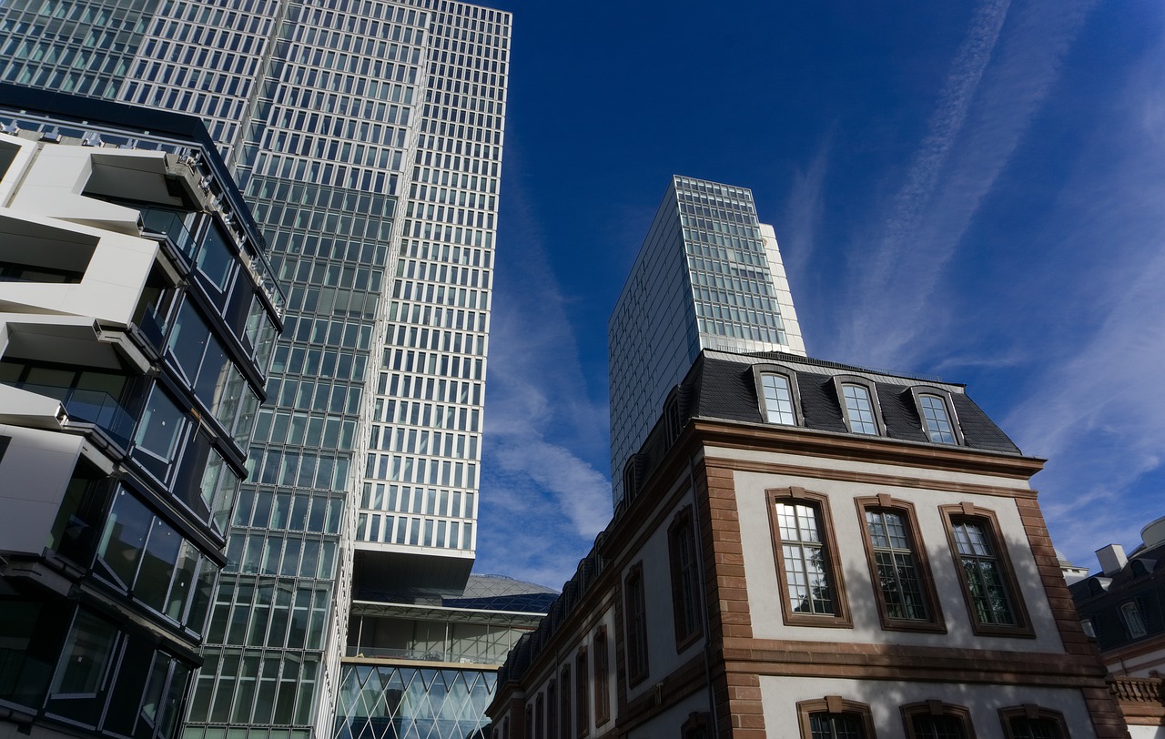 frankfurt  skyscraper  architecture free photo