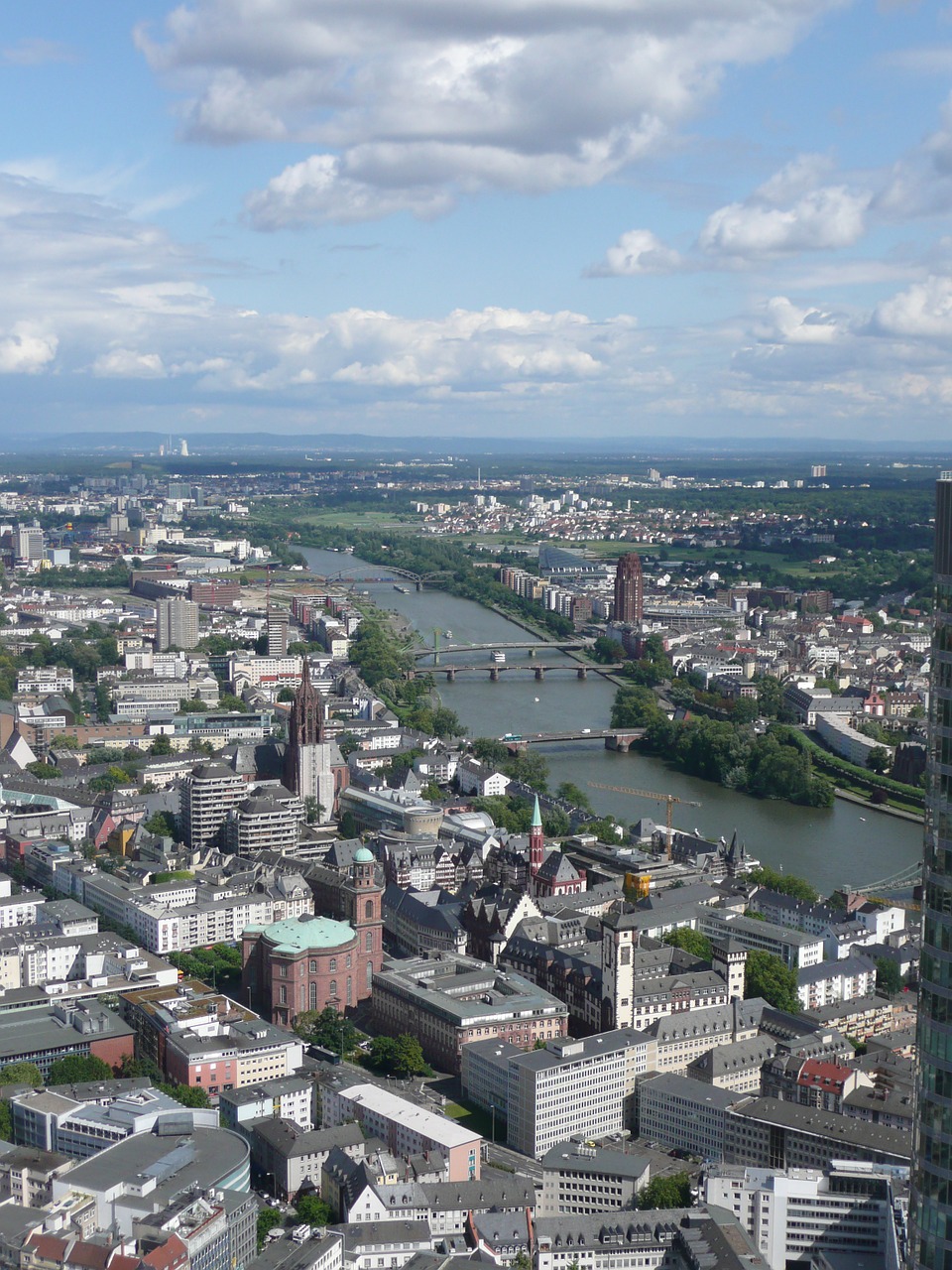 frankfurt city skyscraper free photo