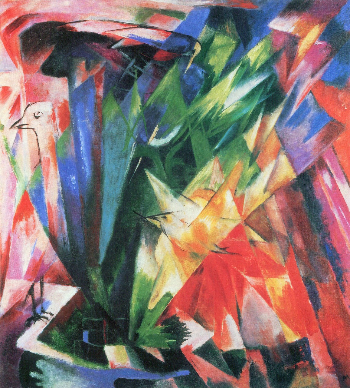 painting franz marc abstract free photo
