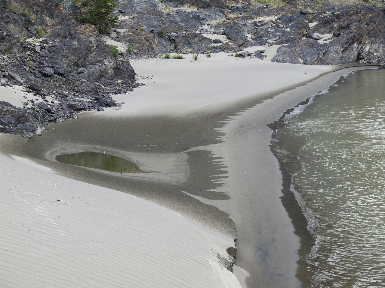 fraser river river sand sand free photo