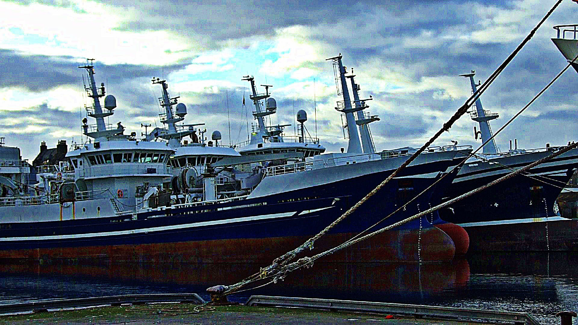 ship scotland fishing free photo