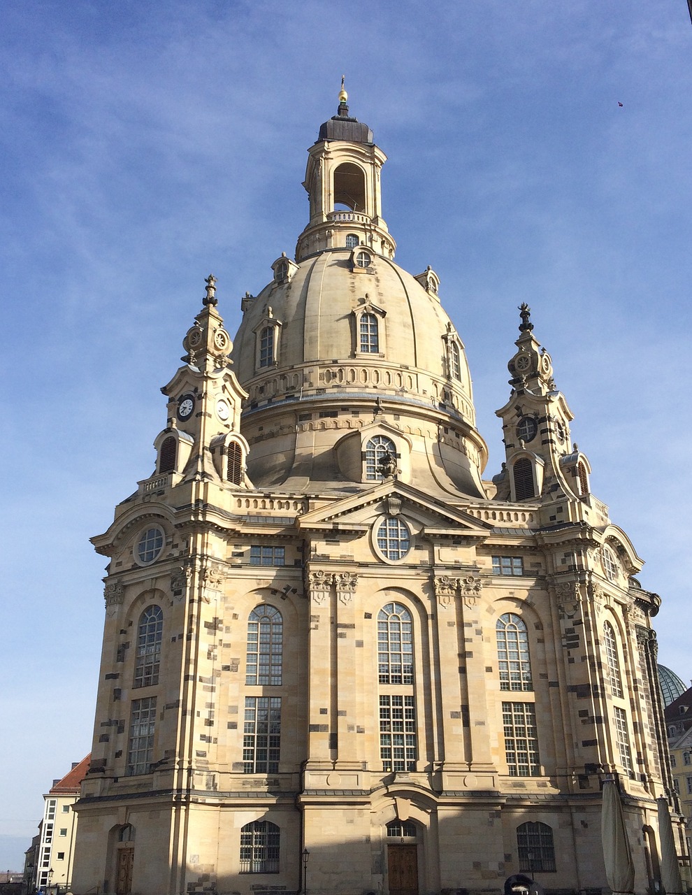 frauenkirche dresden city architecture free photo