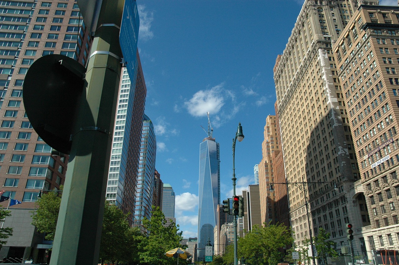 freedom tower new york downtown free photo