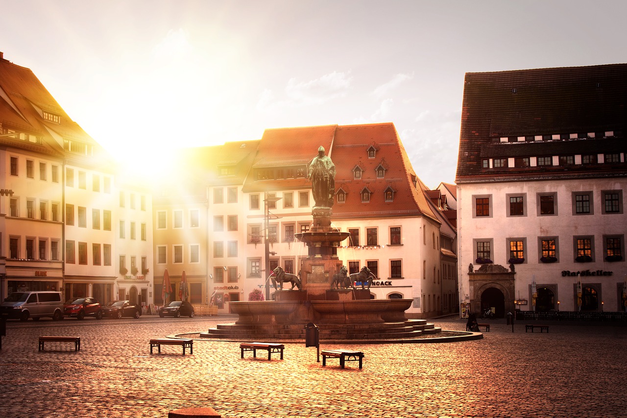 freiberg  upper market  market free photo