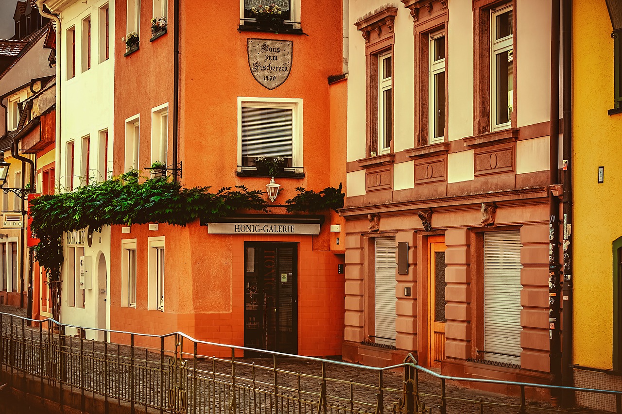 freiburg  historic center  downtown free photo