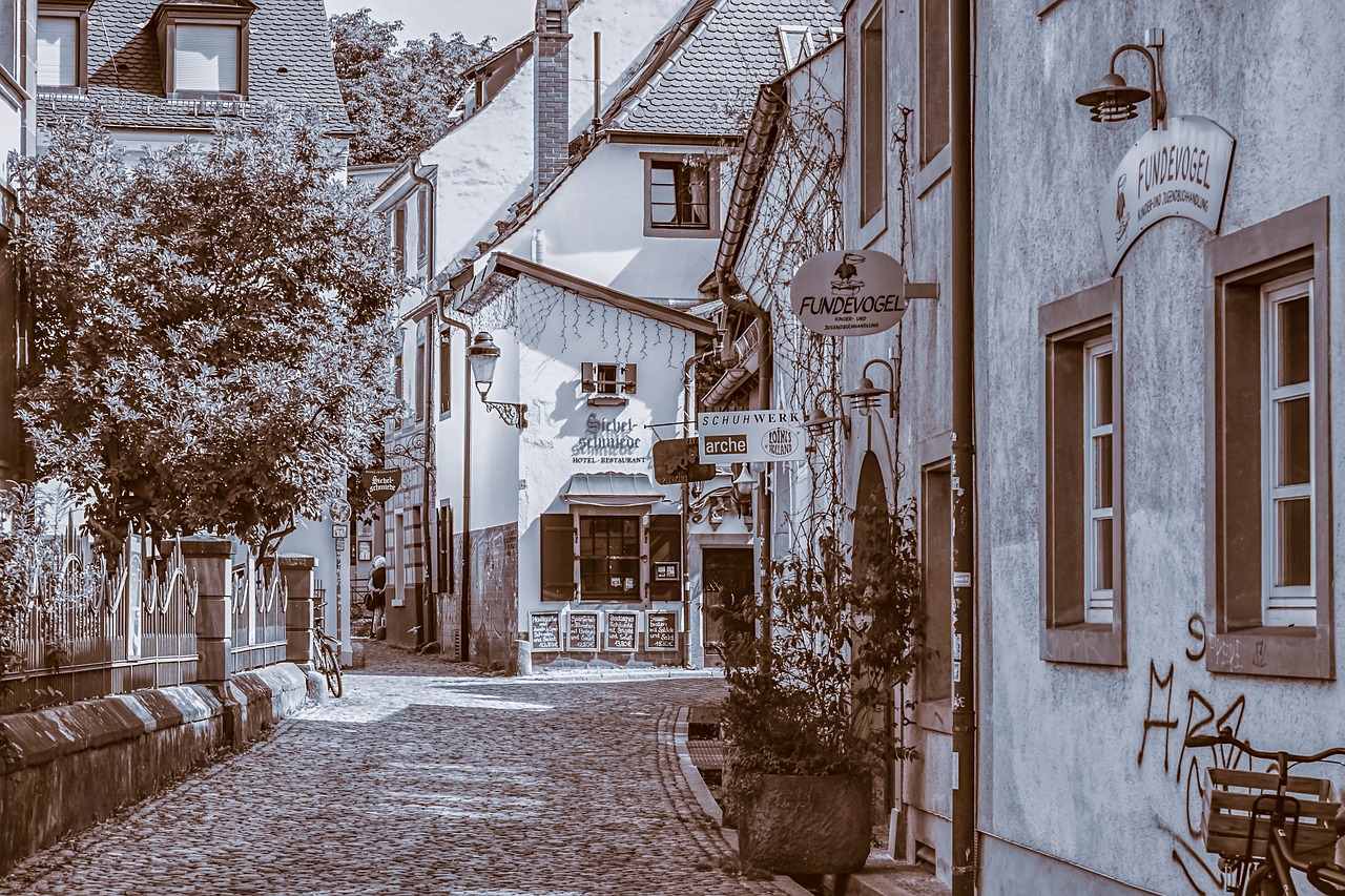 freiburg  historic center  architecture free photo