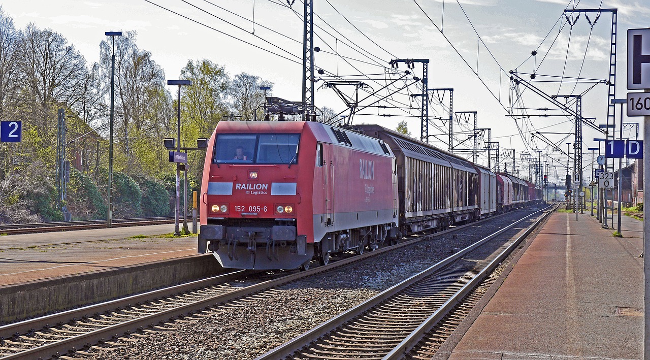 freight train deutsche bahn db free photo