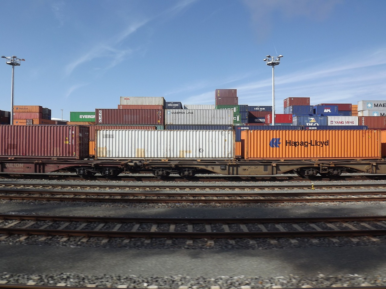 freight train freight transport transport of goods free photo