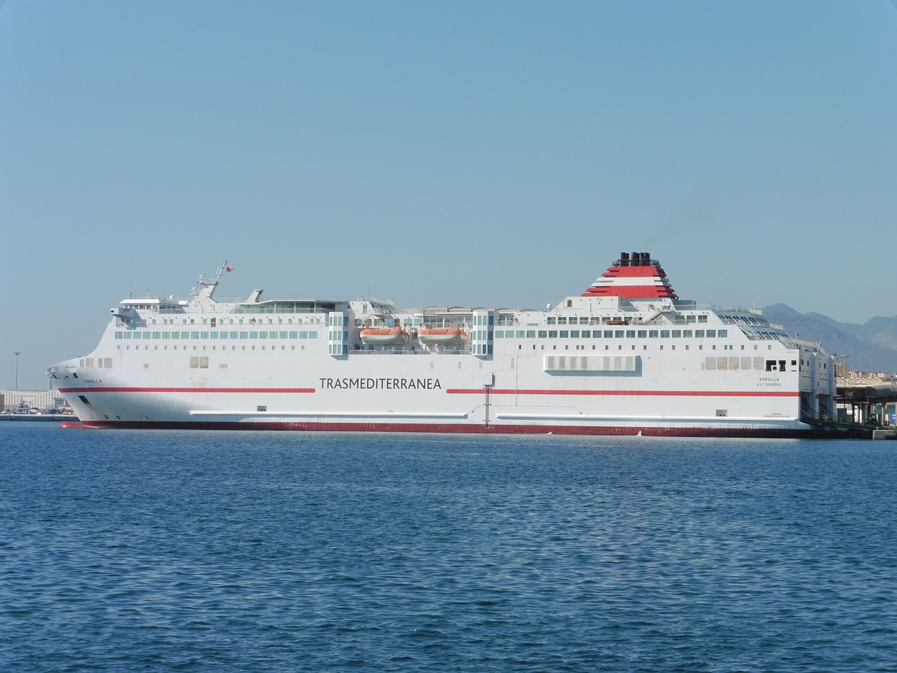 freighter ferry sea free photo