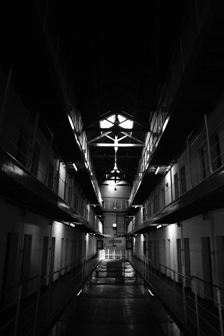 fremantle prison black and white free photo