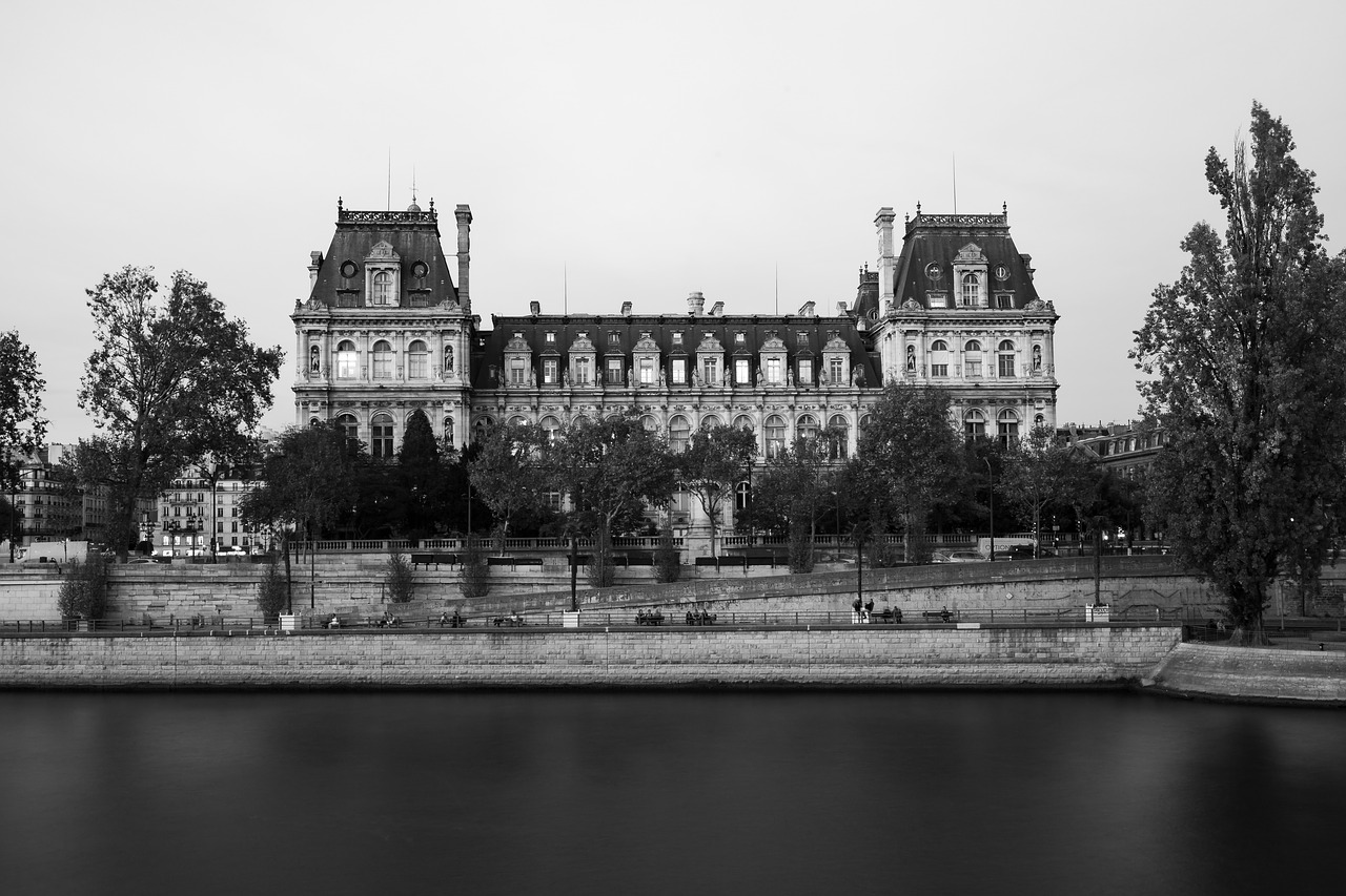 french  paris  building free photo