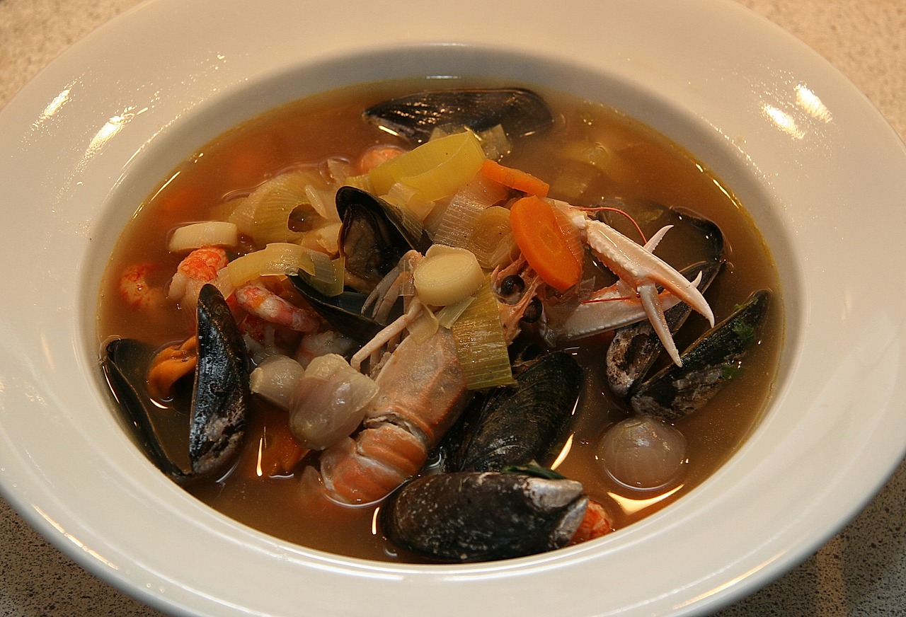 french bouillabaisse fish soup french fish soup free photo