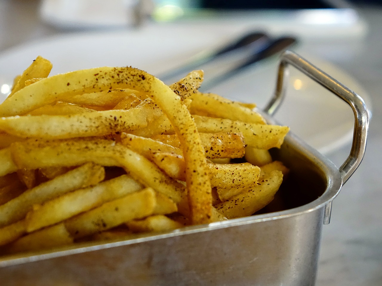 french fries fried potato snack free photo