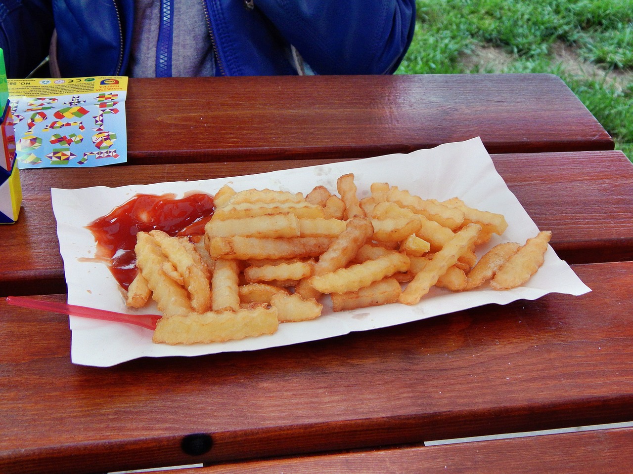 french fries eating fastfood free photo