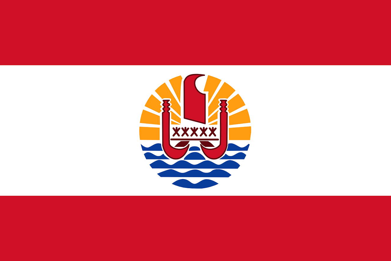 french polynesia flag national flag free photo