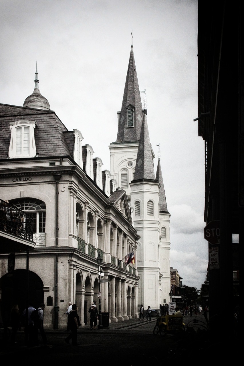 french quarter new orleans church free photo