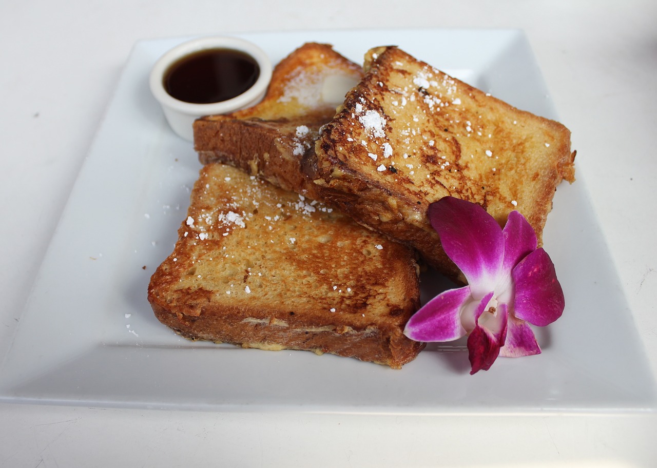 french toast brunch syrup free photo