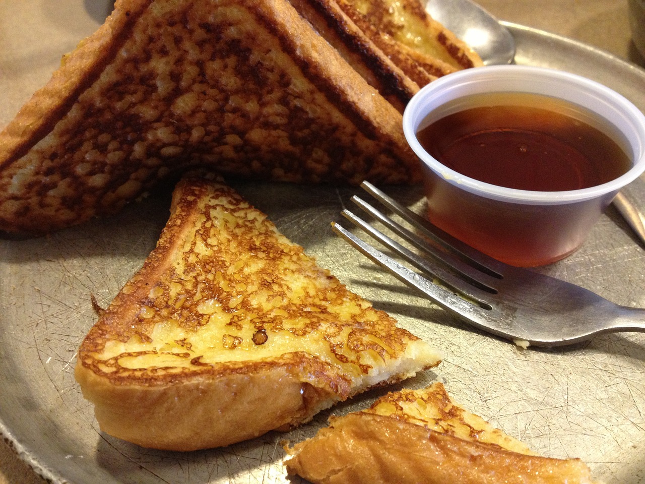 french toast breakfast syrup free photo