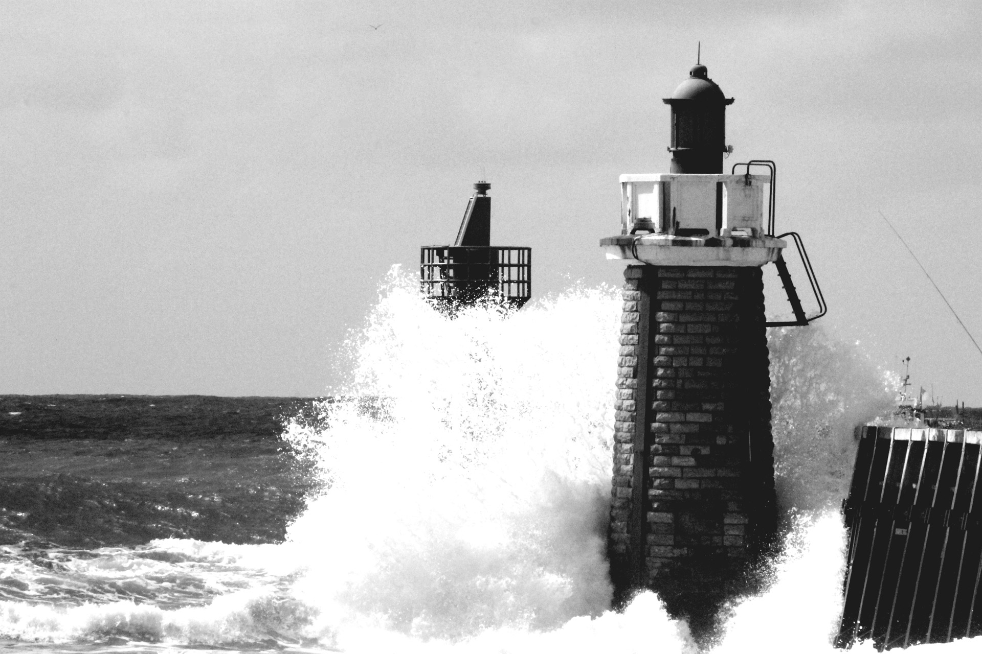 france beach bridge free photo