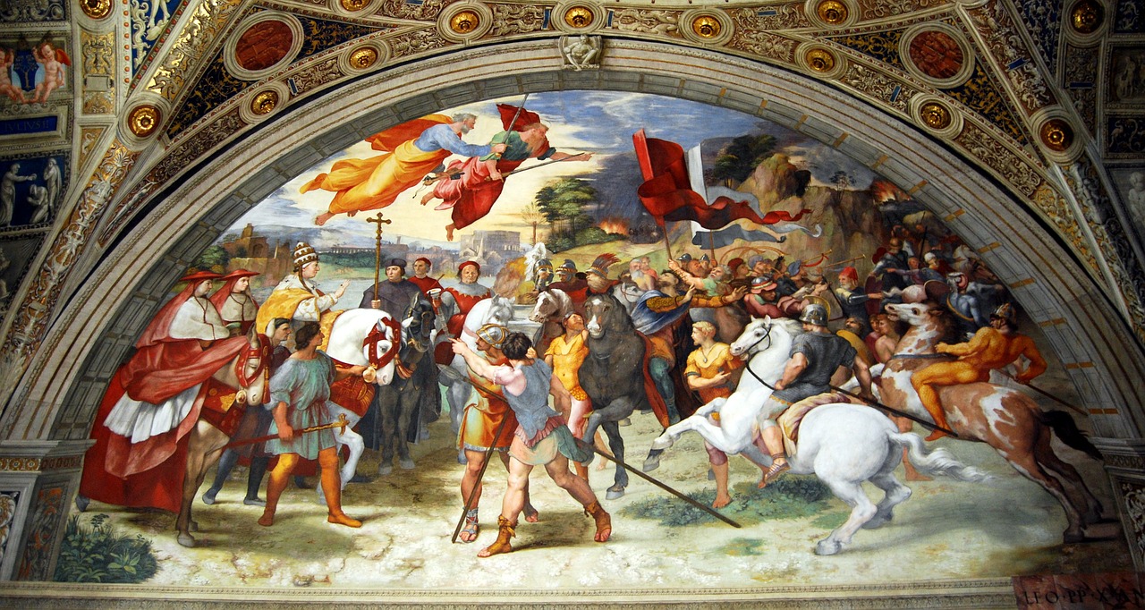 fresco vatican vatican museums free photo