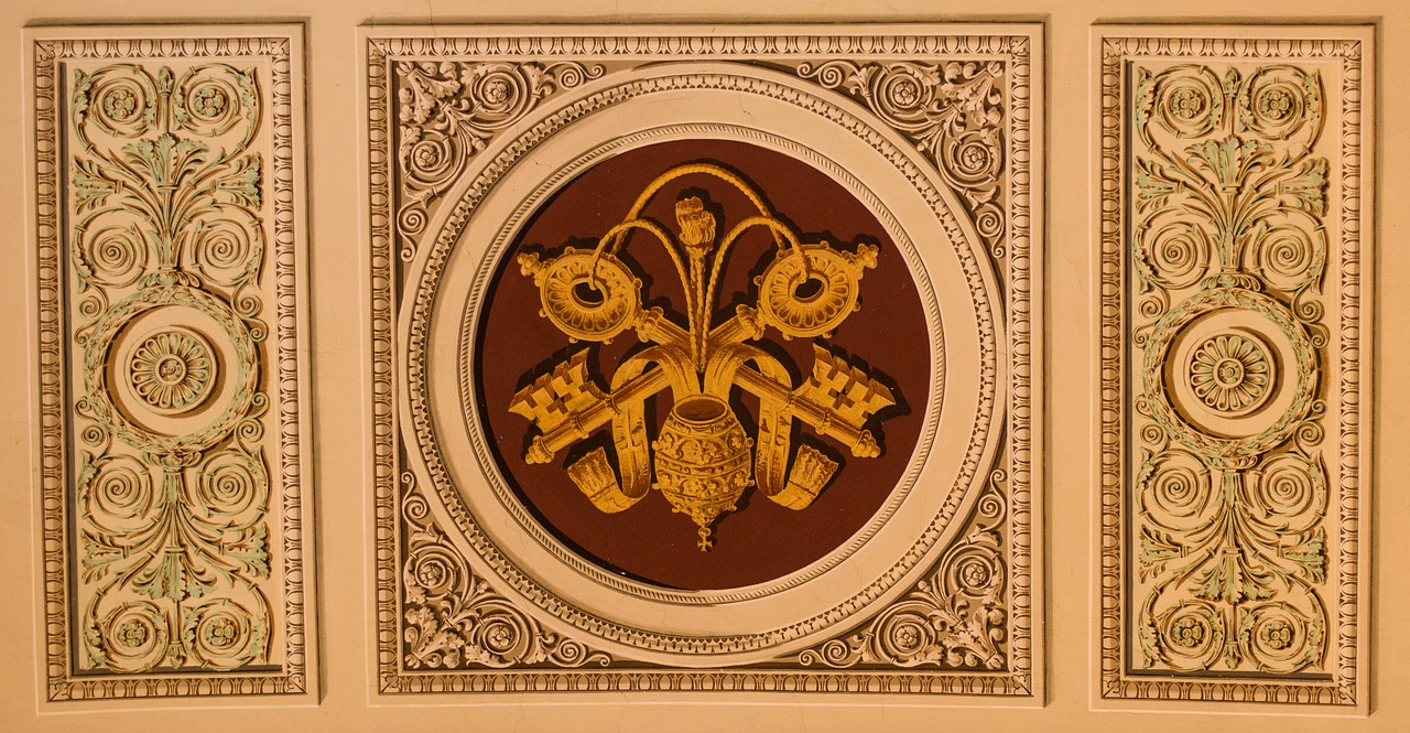 fresco coat of arms key free photo