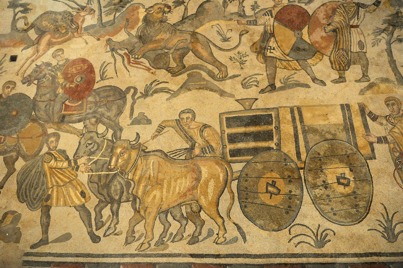 frescoes mosaic history free photo