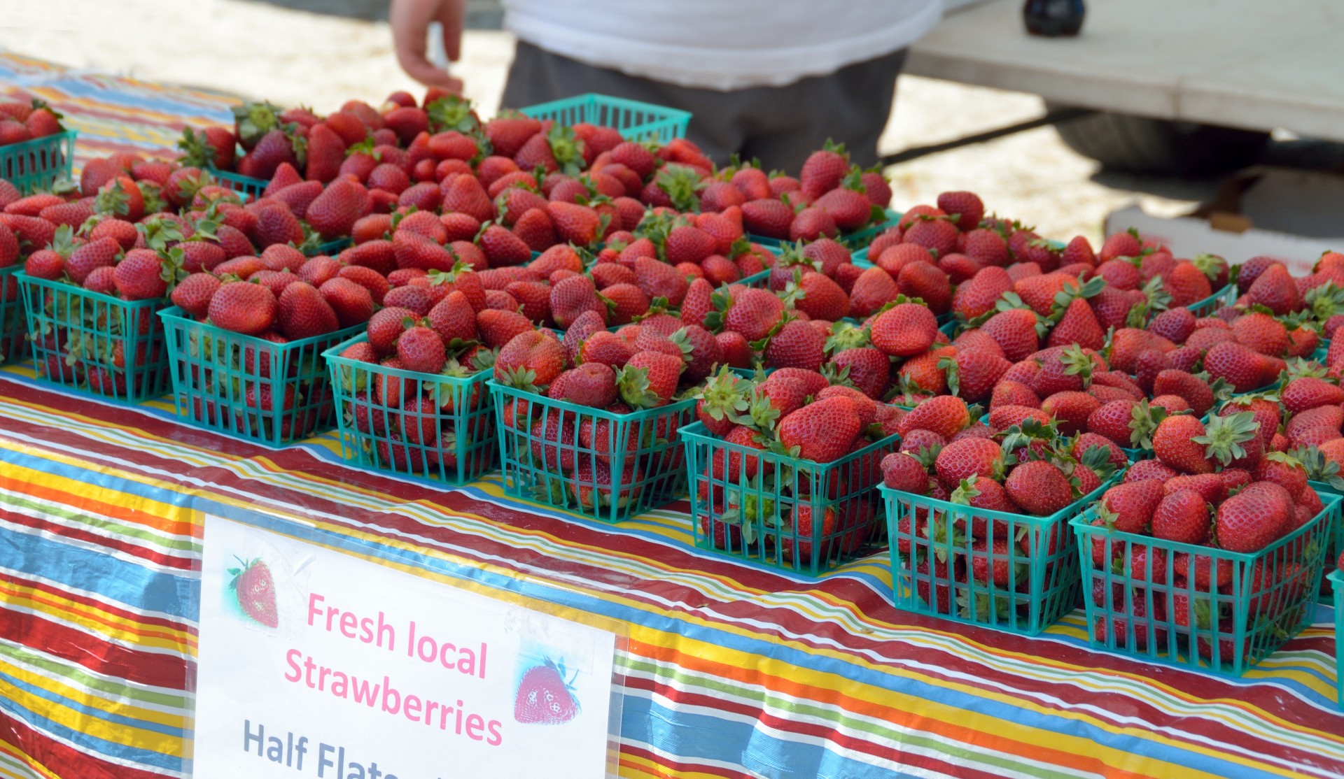strawberries sweet for sale free photo