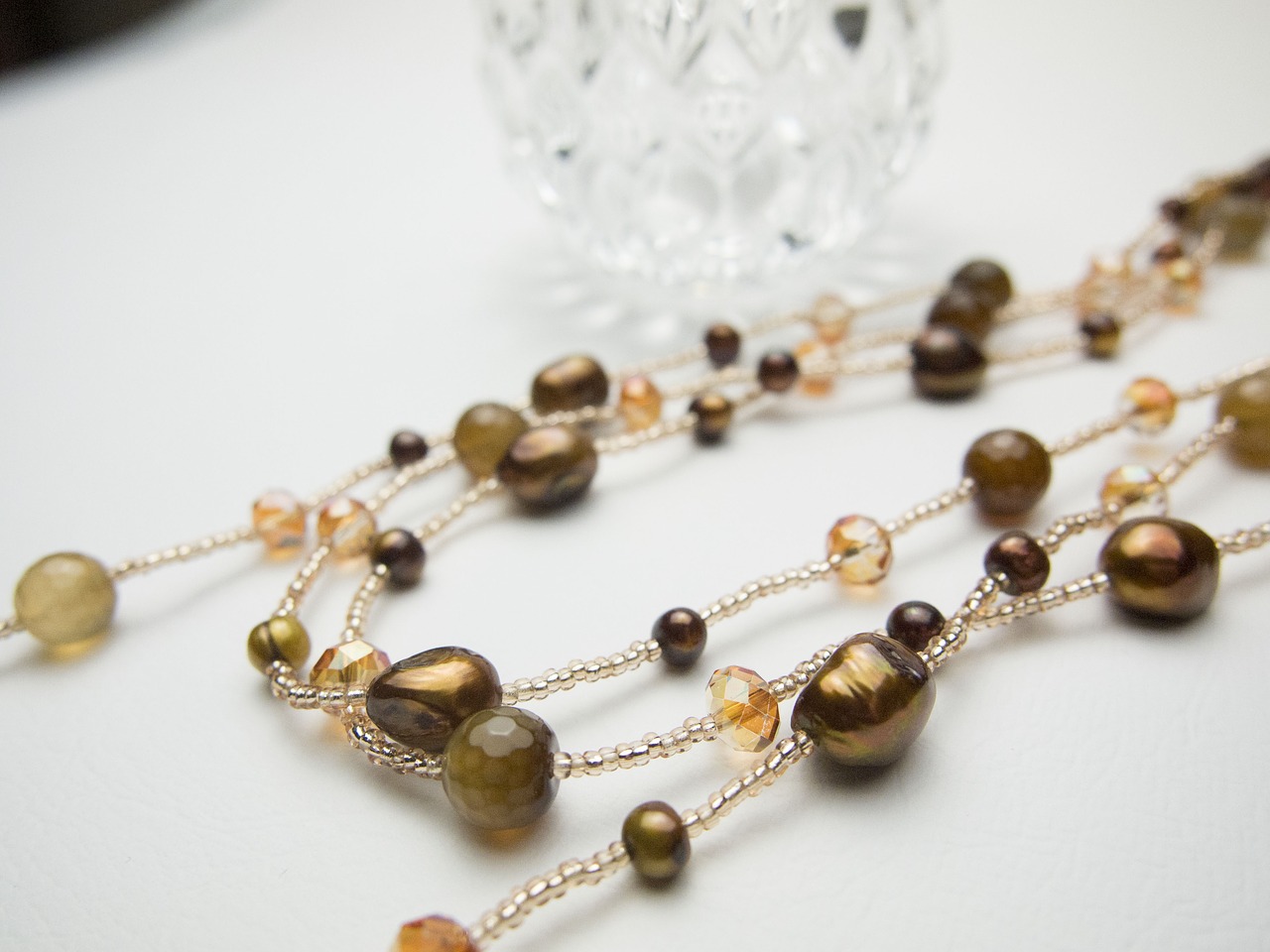 freshwater pearl necklace accessories free photo
