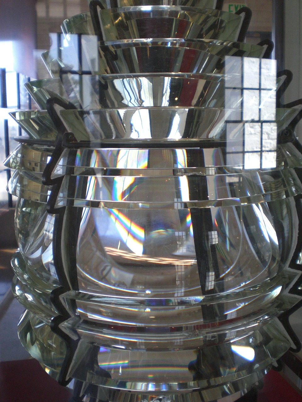 fresnel lens light house nautical free photo