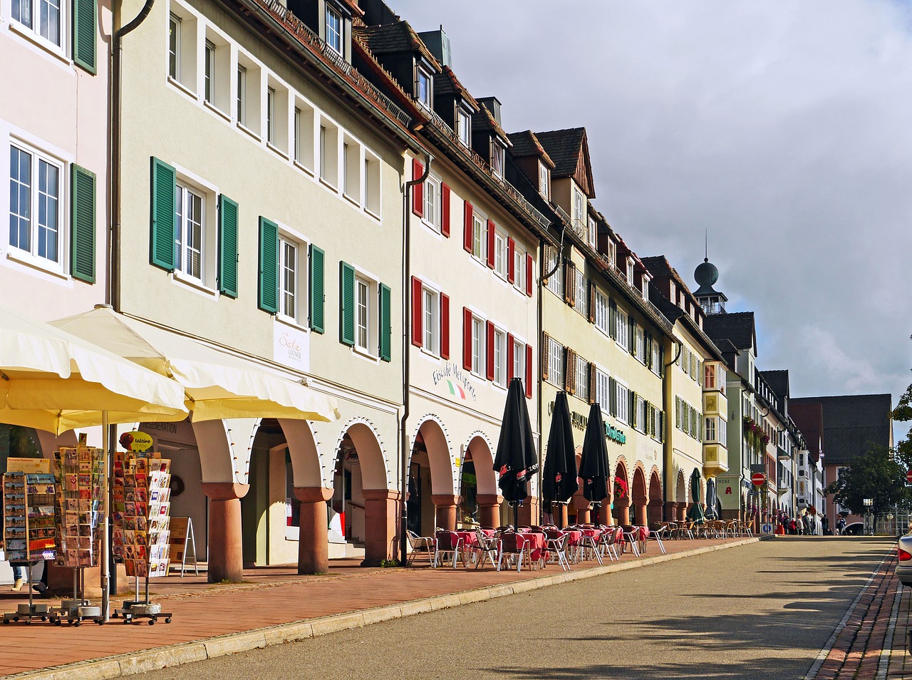 freudenstadt historic market square row of houses free photo
