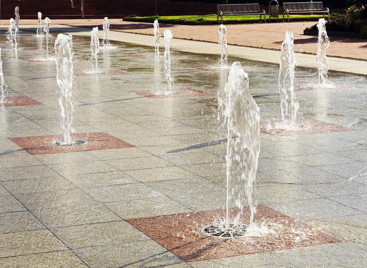 freudenstadt water feature fountain free photo