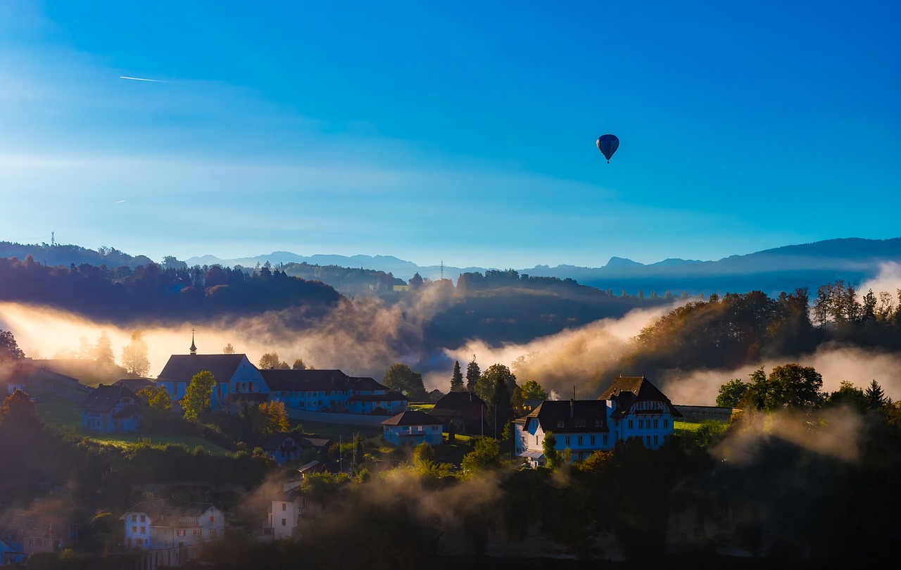 fribourg switzerland village free photo