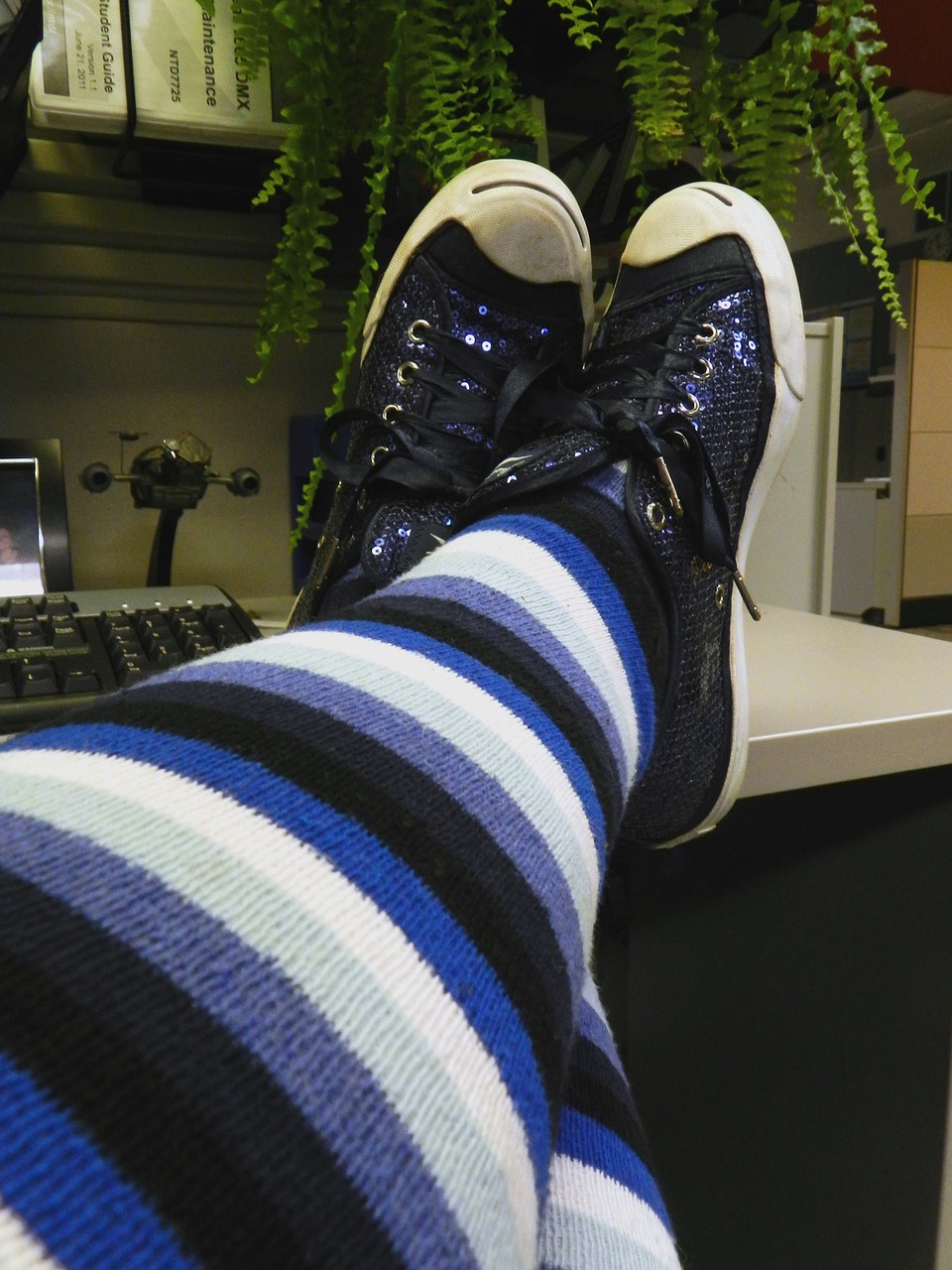 friday feet up stripes free photo