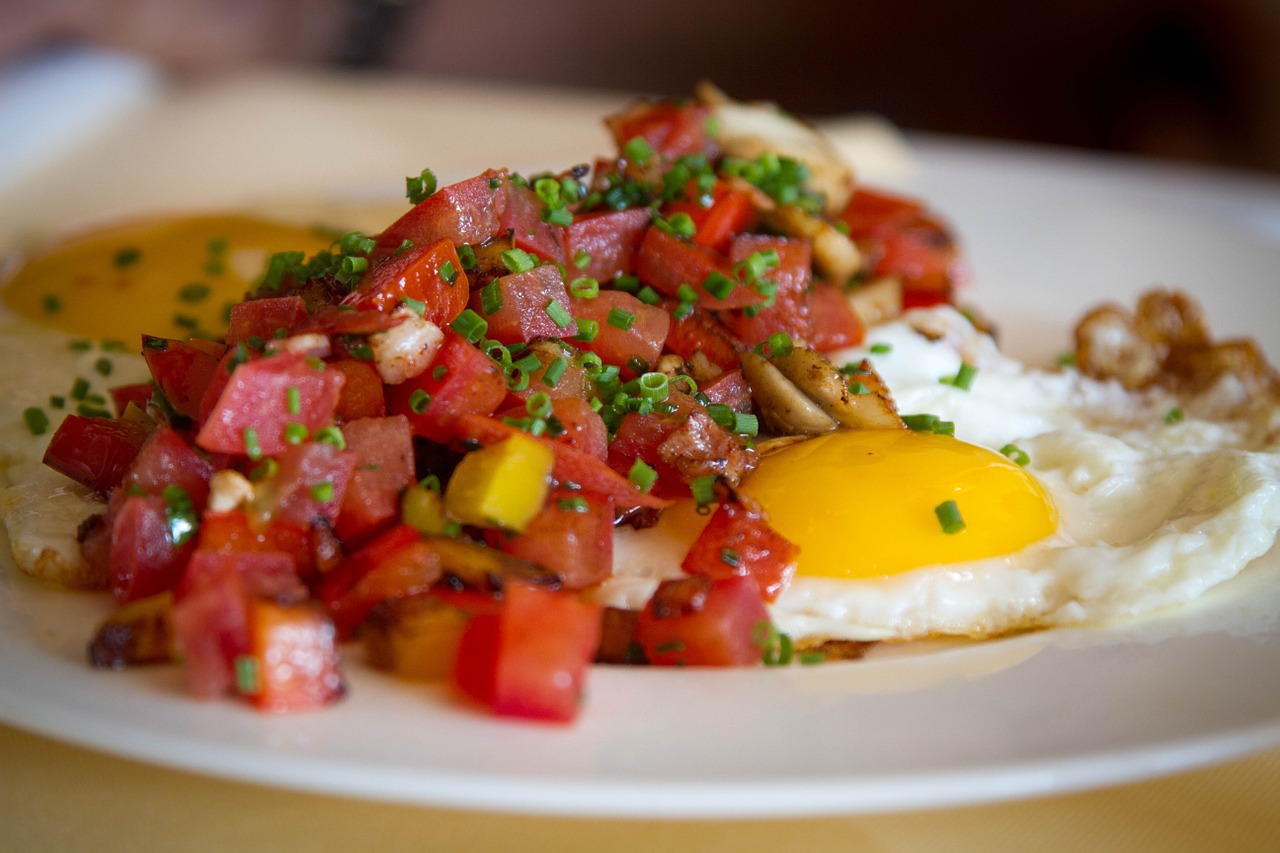 fried breakfast meal free photo