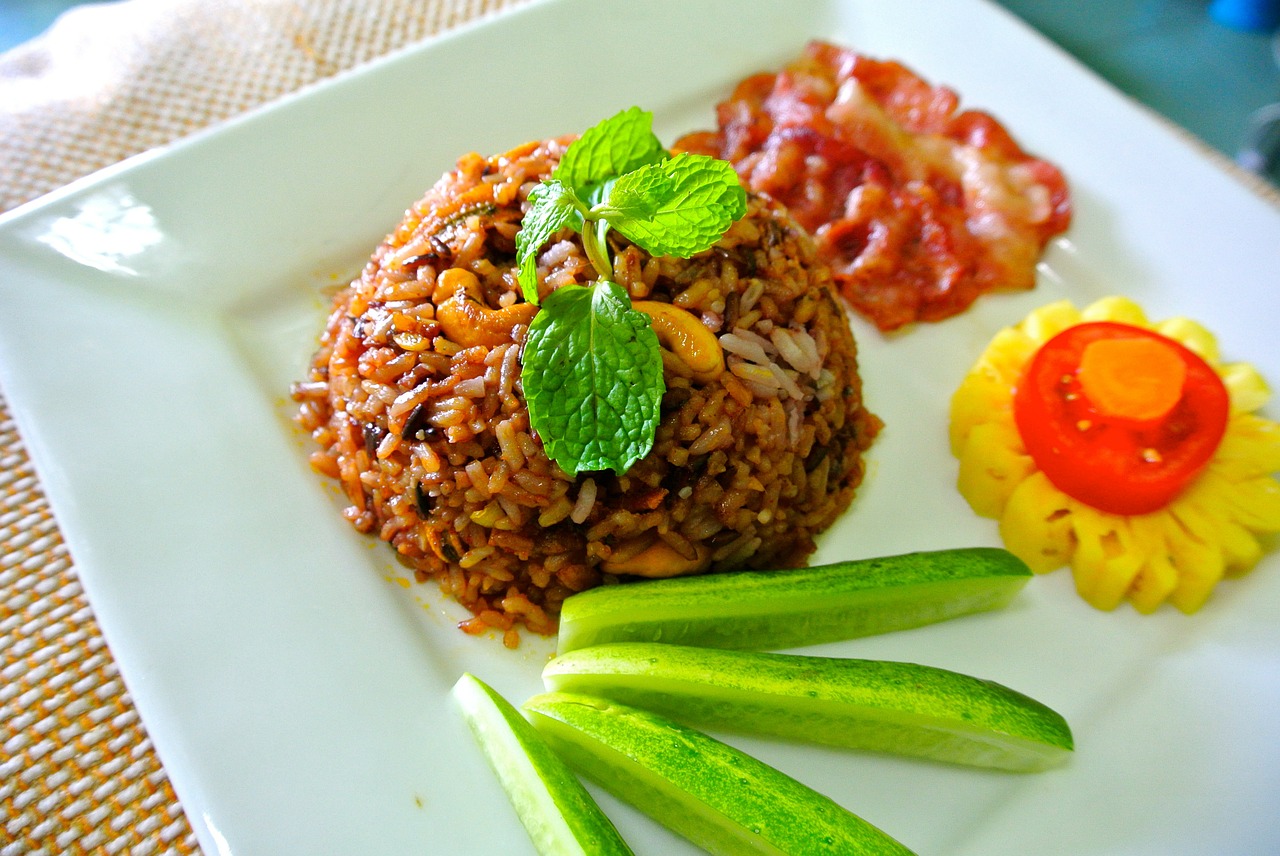 fried rice rice thai food free photo