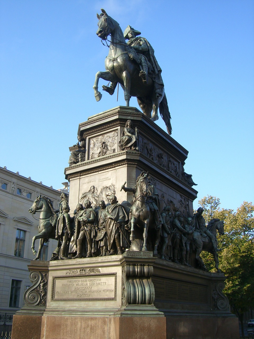 friedrich the great berlin monument free photo