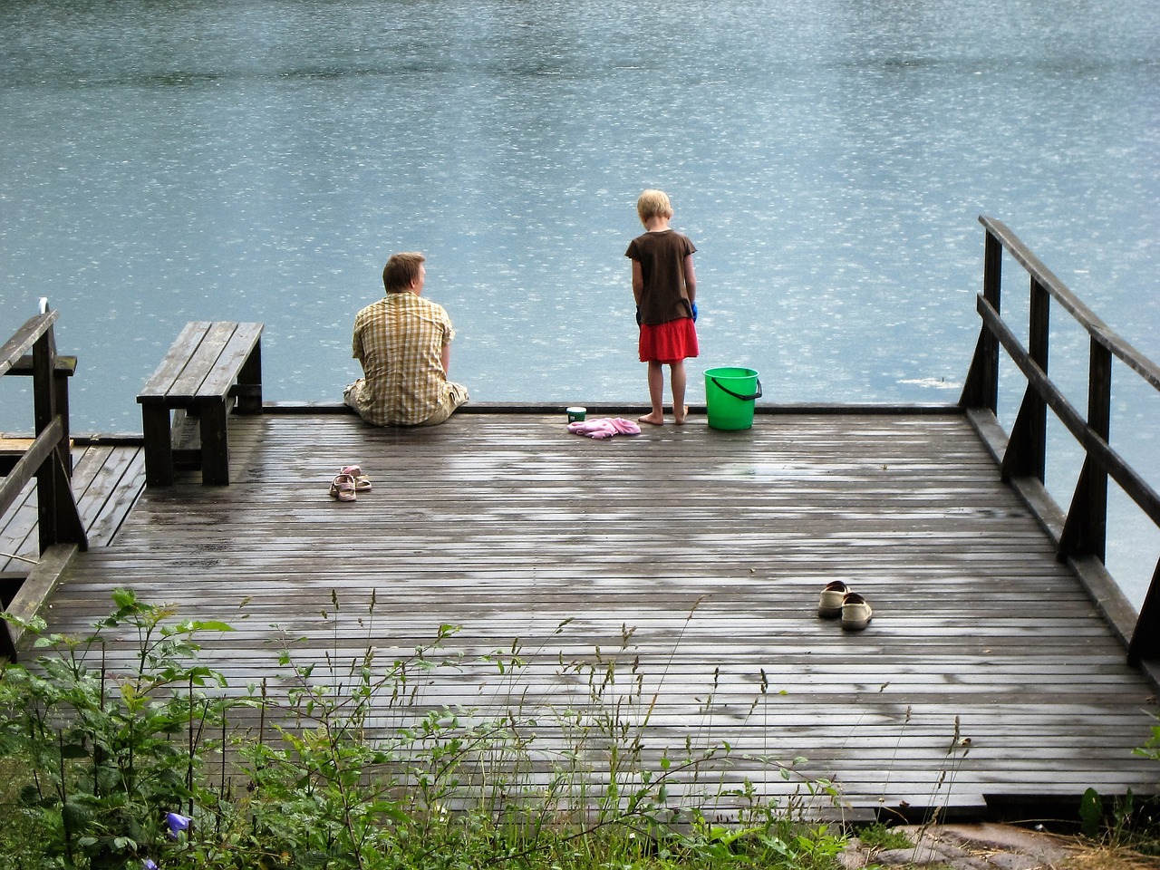 friend lake people free photo