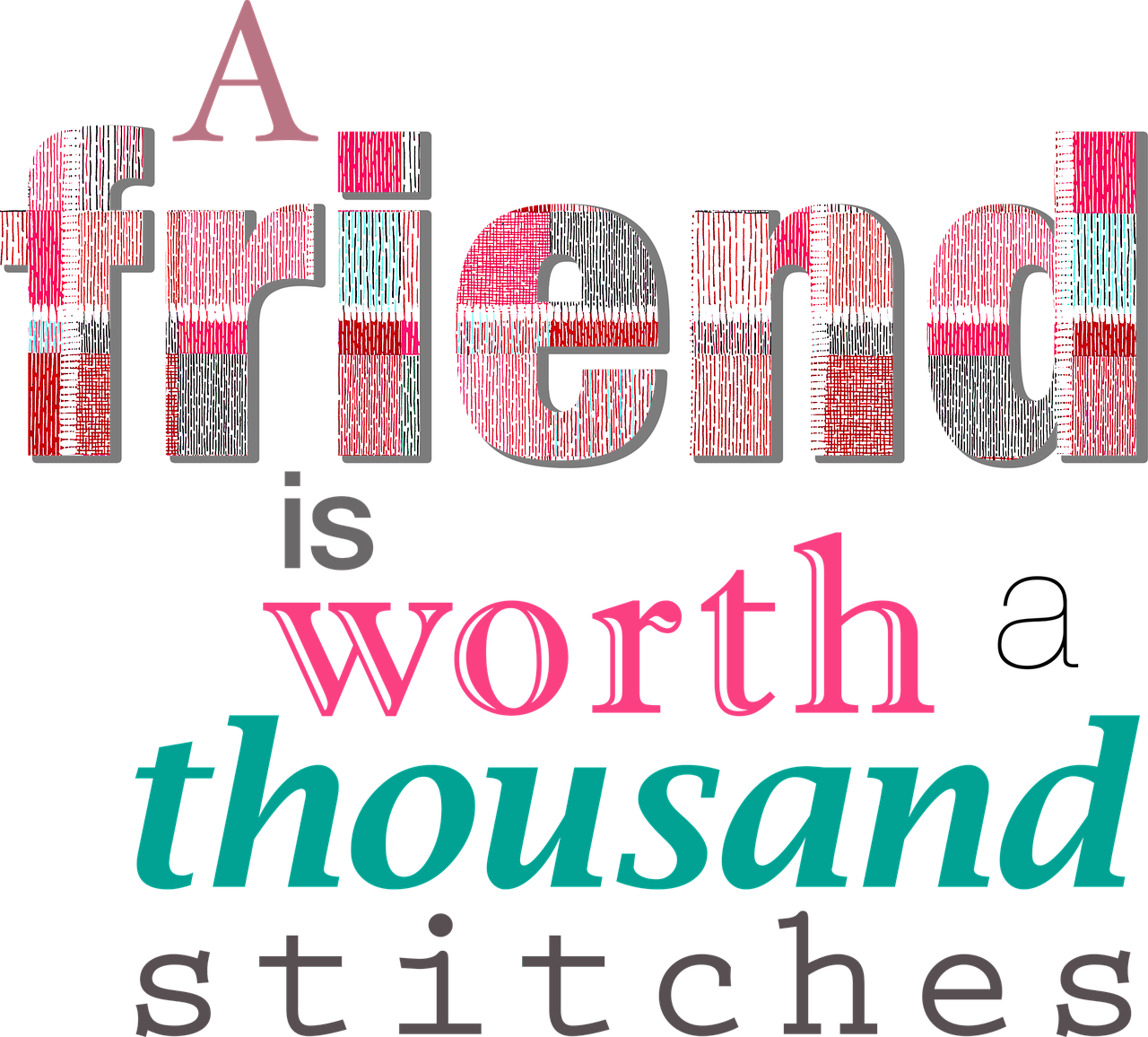 friend friendship stitches free photo