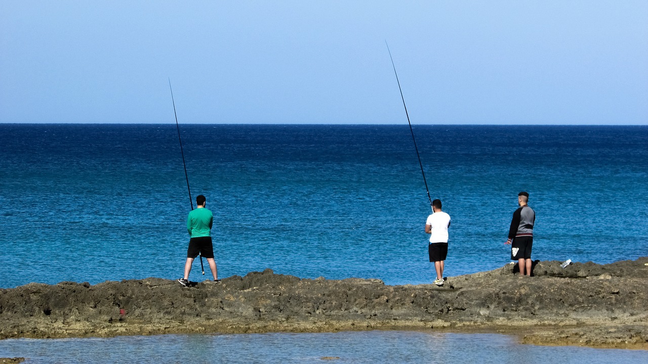 friends fishing leisure free photo