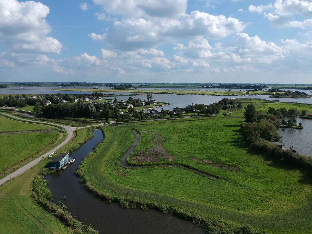 friesland drone airphoto free photo